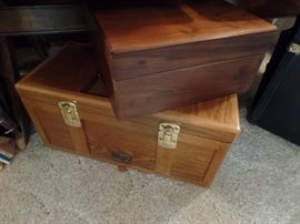 Wooden tool box and Humidor
