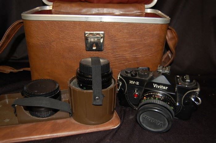 Vintage 35MM Camera and Lenses