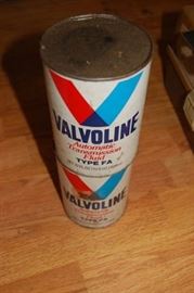 Vintage Valvoline oil Cans