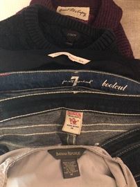 Clothes - name brand & vintage