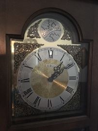 Detail of Howard Miller clock face