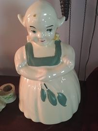 1940s Lester M. Chance Dutch Girl Vintage Cookie Jar