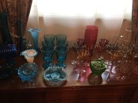 Assorted sets of Colored Glass