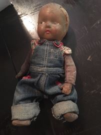 Antique Boy Doll (well loved)