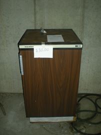 Upright freezer.  $30.00