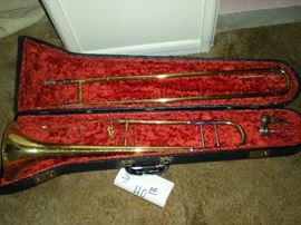 Trombone w/ case.  $40.00.