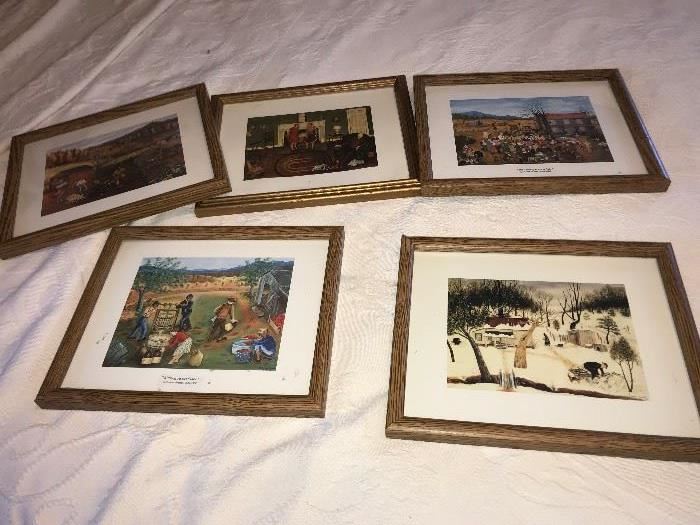 Framed Queena Stovall prints