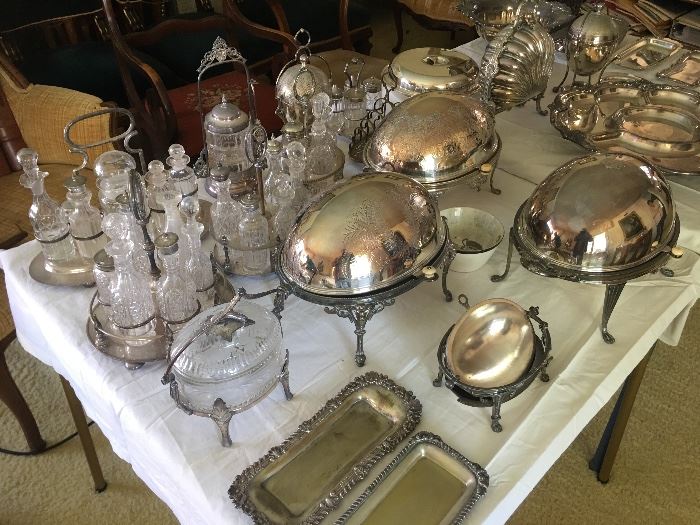 LOADS of silverplate and sterling