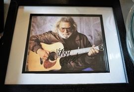 Jerry Garcia signed photo