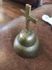 Bell made from the church bell in the Christ Church Cathedral during a fire. It was done in a fundraiser for the reconstruction.