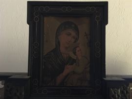 17th Century Italian Ebony and Tortoise Cabinet with Stand