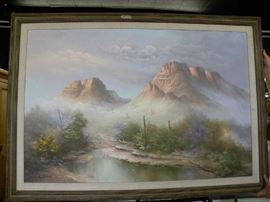 Oil on Canvas Art By A Kerner