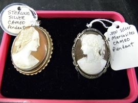 Sterling Silver Cameo's Jewelry