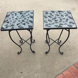 Outdoor small decorative tables