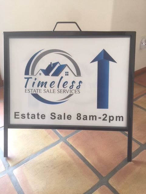 Follow the Timeless directional signs to our sale on Thursday- Saturday!