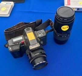 Yashika camera with additional lens