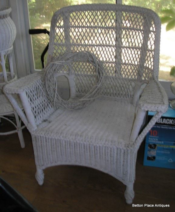 TWO matching Wicker Chairs