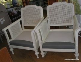 One chair, one rocker , very comfortable