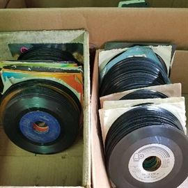 Records (45's and 33's). Also have 8-Tracks, Cassettes, CD's,  DVD's