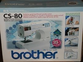 New in the Box, Brother CS-80 computerized sewing machine