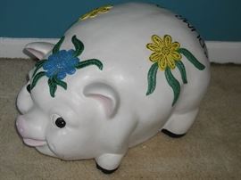 Dumb Dora ~Very large chalkware Piggy Bank