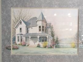 Signed/numbered print by Burton Dye