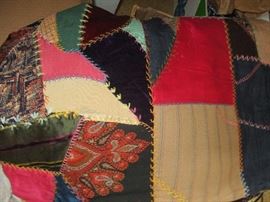 Antique crazy quilt