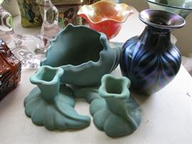 Van Briggle and some signed carnival