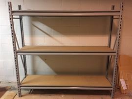 Steel shelving unit (adjustable)