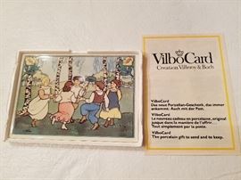 Villeroy & Boch  "May Dance" porcelain post card
