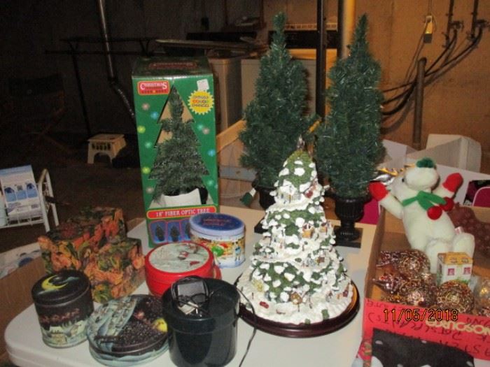 Thomas Kincade Christmas tree and other Christmas