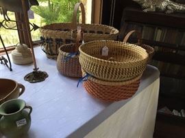 Sweet grass baskets from South Carolina