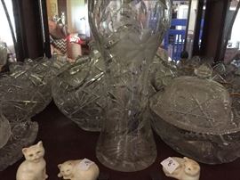 American Brilliant Cut Glass
Circa 1876-1920’s