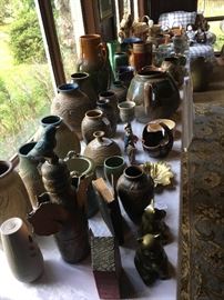 Big selection of pottery 