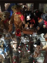 Big selection of Steiff bears and others