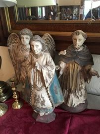 Vintage Carved Santos