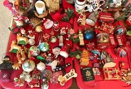 Various ornaments including Radco & radco like