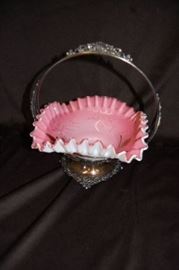 Antique Wavecrest Bride's Basket