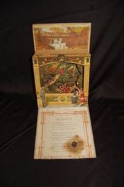 Antique Victorian Die Cut Advertisment Card