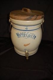 Antique Red Wing Pottery 4 Gallon Water Cooler - RARE