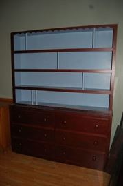 Antique Country Store Display Cabinet