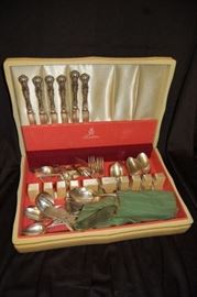 Silverplated Flatware in Chest