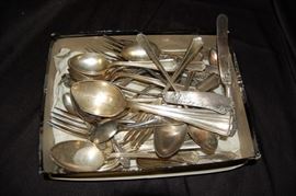Antique Silverplated Flatware