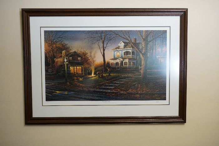 Terry Redlin signed limited edition print, "Aroma of Fall"