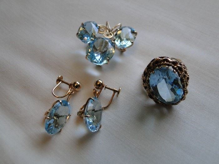 Gorgeous Blue Topaz jewelry