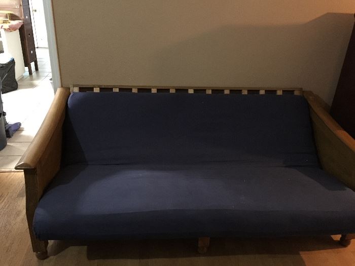 Wooden futon