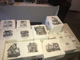 Dickens' Village Collection. A lot of them!