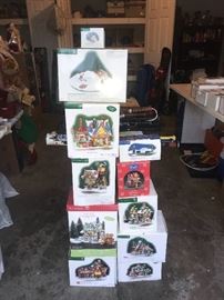 Dept. 56 Collection. Some retired, some signed.