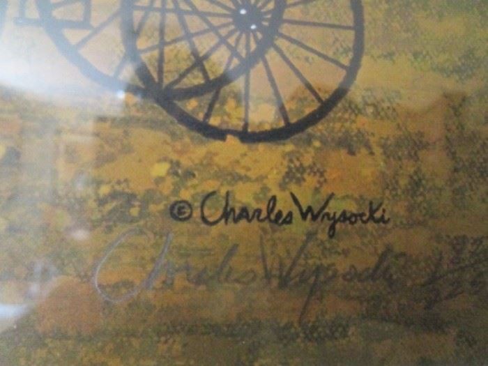 Signed & numbered Charles Wysocki print