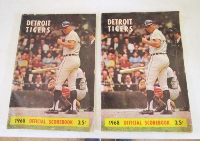 1968 Detroit Tigers Official scorebook (2)